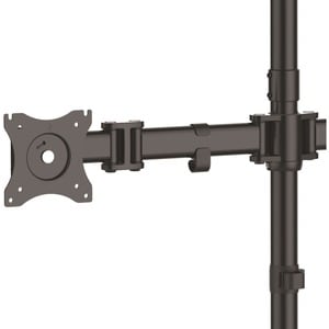 StarTech.com Quad Monitor Stand, Crossbar, Steel, Monitors up to 27" (17.6lb/8kg), VESA Monitor, Computer Monitor Stand, M