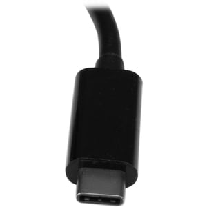 StarTech.com USB/Ethernet Combo Hub - USB Type C - External - Black - 3 Total USB Port(s) - 3 USB 3.0 Port(s) - Mac, PC, L