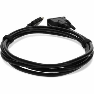 AddOn 6ft HDMI 1.3 Male to DVI-D Single Link (18+1 pin) Male Black Cable For Resolution Up to 1920x1200 (WUXGA) - 6 ft DVI