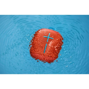 Ultimate Ears WONDERBOOM Portable Bluetooth Speaker System - Fireball - 80 Hz to 20 kHz - 360° Circle Sound - Battery Rech