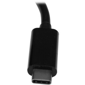 StarTech.com USB/Ethernet Combo Hub - USB Type C - External - Black - UASP Support - 4 Total USB Port(s) - 4 USB 3.0 Port(