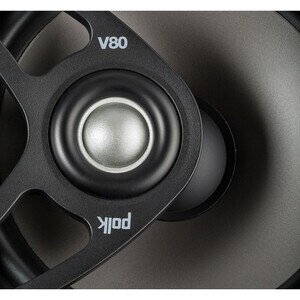 Polk Vanishing V80 Speaker - 100 W PMPO - 1 Pack - 30 Hz to 27 kHz - 90 dB Sensitivity BRAND SOURCE ONLY V80