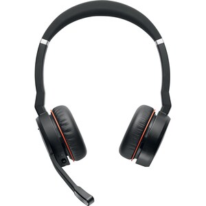Casque Jabra EVOLVE 75 MS - Sans fil - Design Sur tête - Stéréo - Binaural - Circumaural - Portée 3048 cm - Bluetooth - Fr