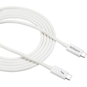 StarTech.com 6.6ft (2m) Thunderbolt 3 Cable, 20Gbps, 100W PD, 4K Video, Thunderbolt-Certified, Compatible w/ TB4/USB 3.2/D