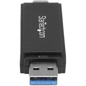 StarTech.com Lector Grabador USB 3.0 USB-C Tipo C y USB-A de Tarjetas de Memoria Flash SD Micro SD Alimentado por USB - 1.