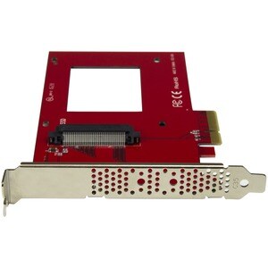 StarTech.com Adaptateur U.2 vers PCIe pour SSD U.2 NVMe - SFF-8639 - PCI Express 3.0 x4 - Carte PCIe U.2
