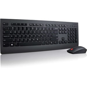 Lenovo Professional Keyboard & Mouse - Hungarian - Wireless - Wireless - Laser