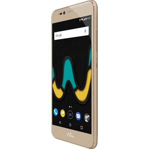 Smartphone Wiko Upulse 32 GB - 4G - 14 cm (5,5") LCD HD 1280 x 720 - 3 GB RAM - Android 7.0 Nougat - Oro - Bar - 2 Support