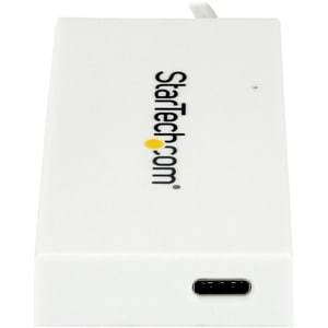 StarTech.com USB-Hub - USB-Typ C - Extern - Weiß - TAA-konform - 4 Total USB Port(s) - 4 USB 3.0 Port(s) - PC, Mac, Linux