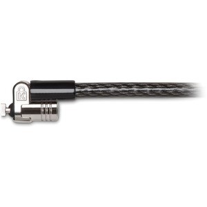Kensington MicroSaver Cable Lock For Notebook - Keyed Lock - Silver - Carbon Steel - For Notebook