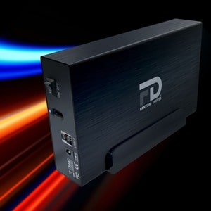 Fantom Drives 8TB External Hard Drive - GFORCE 3 Pro - 7200RPM, USB 3, Aluminum, Black, GF3B8000UP - 8TB 7200RPM External 