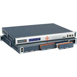 Lantronix SLC 8000 Device Server - Optical Fiber, Twisted Pair - 2 x Network (RJ-45) x Yes - 32 x Serial Port - 10/100/100