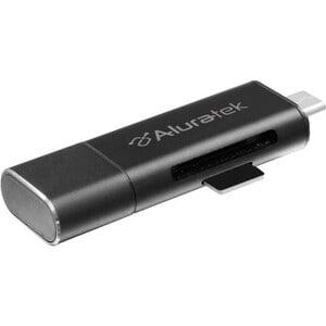 Aluratek USB 3.1 / Type-C / Micro USB OTG (On-The-Go) SD and Micro SD Card Reader - SD, microSD - USB 3.1 Type C, USB 3.1,