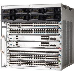 Cisco Catalyst 9400 C9407R Manageable Switch Chassis - 3 Layer Supported - Modular - 10U - Rack-mountable