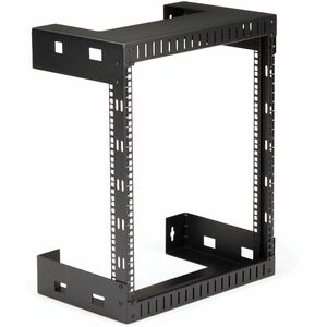 StarTech.com 2-Post 12U Heavy-Duty Wall-Mount Network Rack, 19" Open Frame Server Rack for Computer Equipment, Wall Mount 
