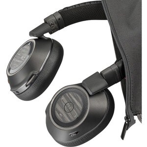 Cuffie Plantronics Voyager 8200 UC Con cavo/wireless Over-the-head Stereo - Nero - Binaural - Circumaurale - 3000 cm - Blu