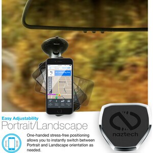 Hypercel MagBuddy Vehicle Mount for iPhone, Smartphone, iPad mini, iPad, iPad Air, Cell Phone - Black - Black BLK POWERFUL