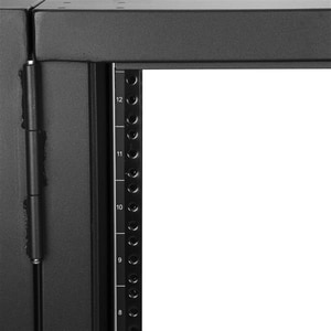 StarTech.com 12U Wandmontierbar Rackschrank für Server, LAN-Schalter, Patchfeld431,80 mm Rack Depth - Schwarz - Stahl, Gef