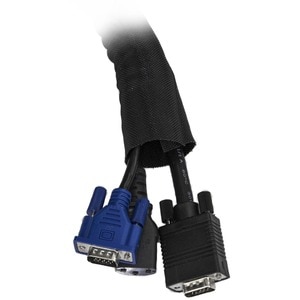 StarTech.com Cable Management Sleeve - 2m - Cable Management Tube - Cord Hider - Cable Organizer - Cord Management - Cable