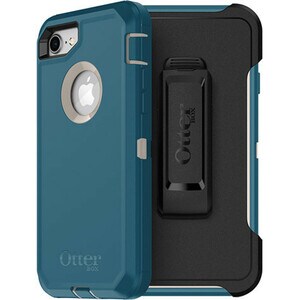 OtterBox Defender Carrying Case (Holster) Apple iPhone 8, iPhone 7 Smartphone - Big Sur - Wear Resistant Interior, Drop Re