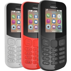 Nokia 130 TA-1017 8 MB Feature Phone - 4.6 cm (1.8") Active Matrix TFT LCD QQVGA 120 x 160 - 4 MB RAM - Series 30+ - 2G - 