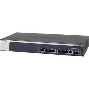 Netgear 7 Anschlüsse Ethernet-Switch - 2 Unterstützte Netzwerkschicht - Modular - 1 SFP-Steckplätze - Glasfaserleitung, Ve