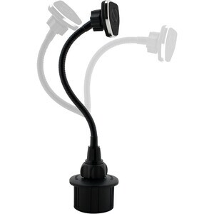 Hypercel MagBuddy Vehicle Mount for Smartphone, iPhone, iPad, iPad Air, iPad mini, Tablet - Black - Black BLK EXTENDED FLE