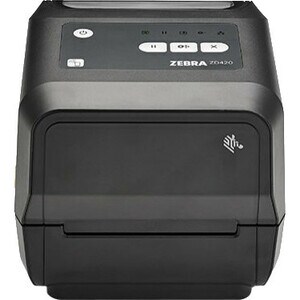 Zebra ZD420 Desktop Thermal Transfer Printer - Monochrome - Label/Receipt Print - USB - 4.09" Print Width - 5.98 in/s Mono