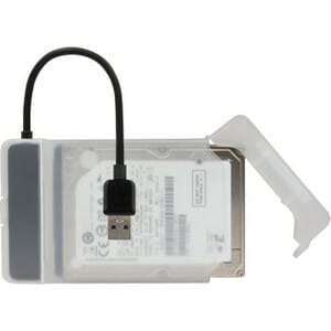 Hamlet Adattatore USB 3.0 5 Gbps per Hard Disk SATA III con Box per Hard Disk senza viti. Permette di collegare un Hard Di