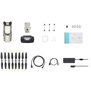 DJI Mavic Pro Platinum Aerial Drone - 2.40 GHz, 2.48 GHz - Battery Powered - 0.50 Hour Run Time - 22965.88 ft Operating Ra