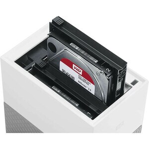 Sistema di archiviazione NAS WD My Cloud Home WDBVXC0080HWT-EESN - 1 x Vani totali - 8 TB HDD Desktop - 1 x HDD installato