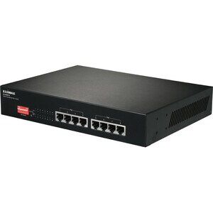 Switch Ethernet Edimax ES-1008P V2 8 Porte - 2 Layer supportato - Coppia incrociata - Standalone