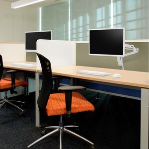 Ergotron Mounting Arm for TV - White - 1 Display(s) Supported - 86.4 cm (34") Screen Support - 9.07 kg Load Capacity - 75 