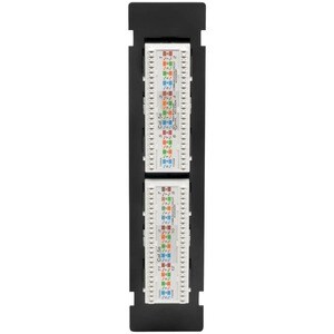 Eaton Tripp Lite Series Cat5e Wall-Mount 12-Port Patch Panel - PoE+ Compliant, 110/Krone, 568A/B, RJ45 Ethernet, TAA - 12 