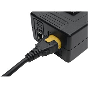 Eaton Tripp Lite Series Plug-Lock Inserts, C13 Power Cord to C14 Outlet, Yellow, 100 Pack