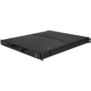 StarTech.com Rackmount KVM Console HD 1080p - Single Port VGA KVM w/17" LCD Monitor - 1U LCD KVM Server Rack Drawer w/Cabl