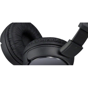 Sony MDR-ZX110/B Wired Over-the-head Binaural Stereo Headphone - Black - Supra-aural - 24 Ohm - 12 Hz to 22 kHz - 1.20 m C