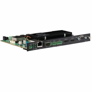AMX JPEG 2000 4K60 4:4:4 UHD Video Over IP Encoder Card with PoE, KVM, AES-67 - Functions: Video Encoding, Video Decoding,
