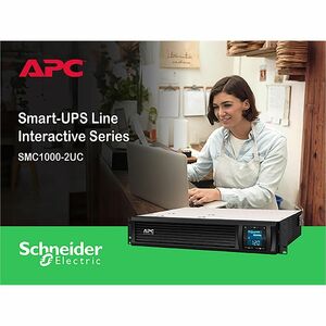 APC Smart-UPS C, Line Interactive, 1000VA, Rackmount 2U, 120V, 6x NEMA 5-15R outlets, SmartConnect port, USB and Serial co