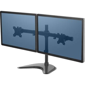 Fellowes Professional Series Freestanding Dual Horizontal Monitor Arm - Up to 27" Screen Support - 17.60 lb Load Capacity3