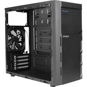 Boîtier d'ordinateur Antec Value Solution VSK3000 Elite - Noir - 6 xBaie(s) - 1 x 120 mm xVentilateur(s) installé - 4 x Ve