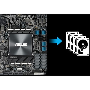 Asus WS C621E SAGE Workstation Motherboard - Intel C621 Chipset - Socket P LGA-3647 - SSI EEB - 768 GB DDR4 SDRAM Maximum 