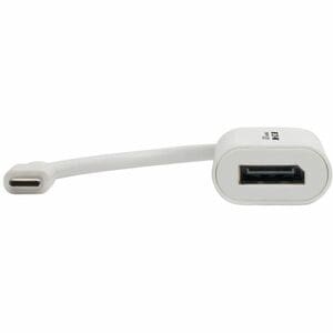 Eaton Tripp Lite Series USB-C to Displayport 4K 60Hz Adapter, White - 1 x DisplayPort - Mac, Chrome OS