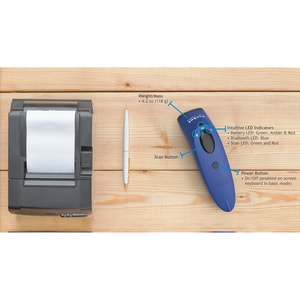 Socket Mobile S700 1D Imager Barcode Scanner - Wireless Connectivity - 1D - Imager - Bluetooth - Blue