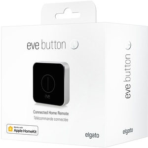 Eve Button Connected Home Remote - Button Switch - Light Control, Lamp - Siri, Apple HomeKit Supported - 3 V DC - Black