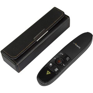 StarTech.com Wireless Presentation Remote with Red Laser Pointer - 90 ft. - PowerPoint Presentation Clicker for Mac & Wind