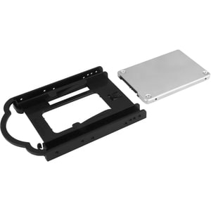 StarTech.com Drive Bay Adapter for 3.5" SATA/600, Serial Attached SCSI (SAS), U.2 Internal - Black - Easily install one 2.