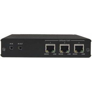 StarTech.com Video Extender Transmitter/Receiver - 1 Input Device - 3 Output Device - 70 m Range - 6 x Network (RJ-45) - 1