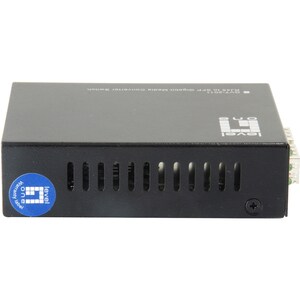 LevelOne RJ45 to SFP Gigabit Media Converter Switch, 2 x SFP, 1 x RJ45 - 1 x Network (RJ-45) - Gigabit Ethernet - 10/100/1