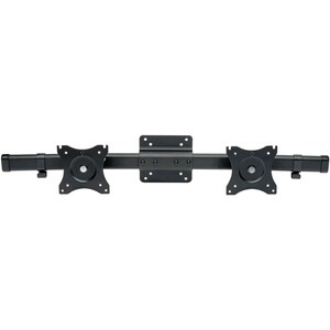 Eaton Tripp Lite Series Universal Dual-Monitor Mount Adapter - 27" Screen Support - 22 lb Load Capacity - Black